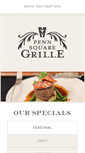 Mobile Screenshot of pennsquaregrille.com